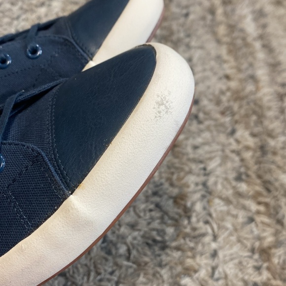 NWOB Polo by Ralph Lauren navy Blue canvas Sneakers Classic Design sz 10 - Picture 13 of 14